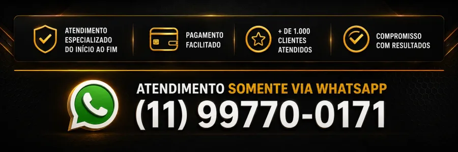 EB Artes Gráficas: atendimento especializado do início ao fim, pagamento facilitado, mais de 1.000 clientes atendidos, compromisso com resultados e atendimento somente via WhatsApp pelo número (11) 99770-0171.